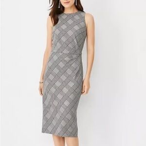 Ann Taylor houndstooth dress